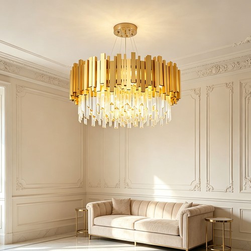 1plafonnier en cristal - 2,