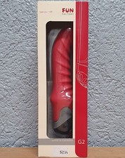 Vibromasseur Fun Factory G2 Multivitesse Rouge Gode Dildo Anal Vaginal 