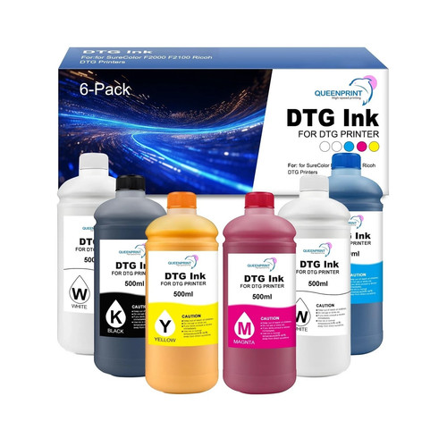 Pack 500ml dtg ink direct - 6-pack,