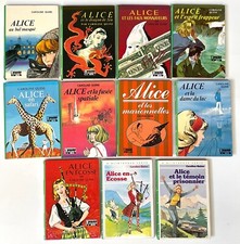  lot 11 x Bibliothèque Verte Alice Caroline Quine éditions 1975-87 en BE