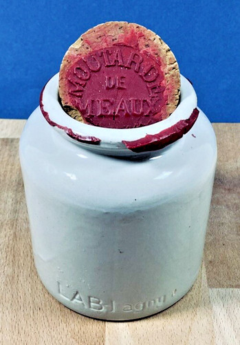 Ancien pot moutarde gres - pot,