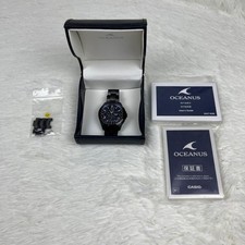 Montre Casio Oceanus OCWT2600B1AJF titane à ondes radio solaires verre saphir