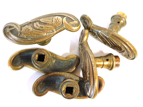 Bouton porte en bronze - bouton,