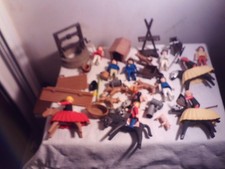 Playmobil vintage ferme Geobra  moyen age 1974 lot