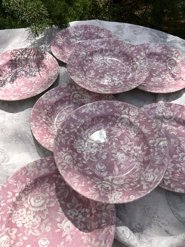 Lot belles assiettes - de,