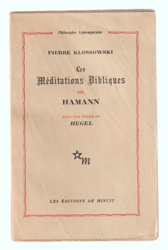 Pierre klossowski les - klossowski,