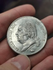 Louis XVIII 5 Francs 1824 A