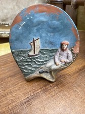 Souvenir Bord De Mer Terre Cuite Vase