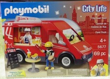 Playmobil 5677 le Camion Food Truck chez Jim's burger frites