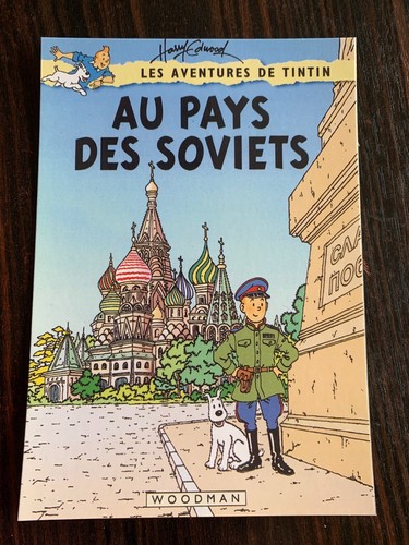 Carte postale 15x10 tintin - carte,