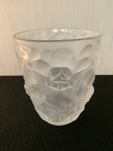 Vase angelots cristal style - en,