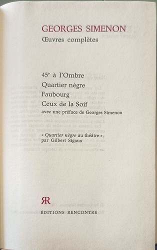 Georges simenon oeuvres - georges,