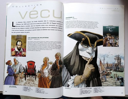 Catalogue glénat 2001 - catalogue, bd