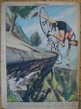 ROGER RIVIERE CYCLISME  CHUTE