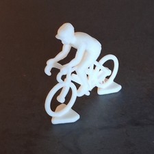 Cycliste miniature échelle