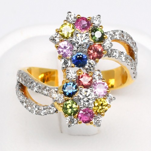 Bague saphir naturel - , et