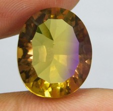 Amétrine naturelle bicolore