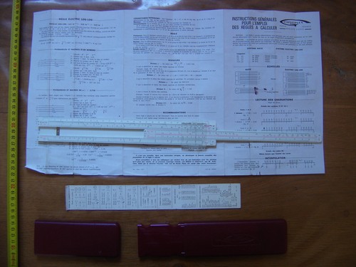 Ancienne règle calcul - rÈgle, À