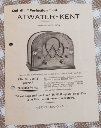 1934 ancienne publicite