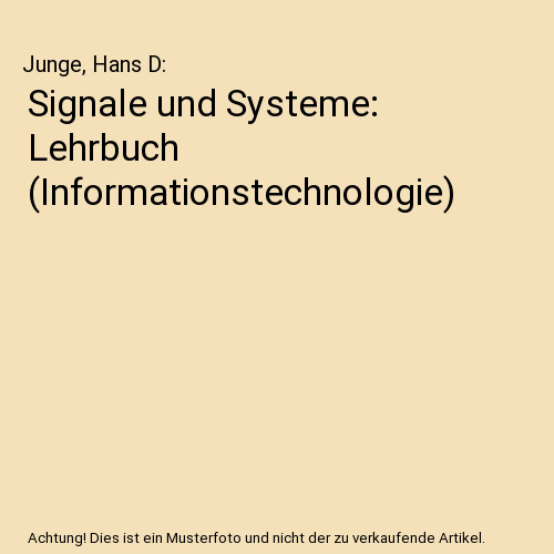Signale und systeme lehrbuch - systeme:,