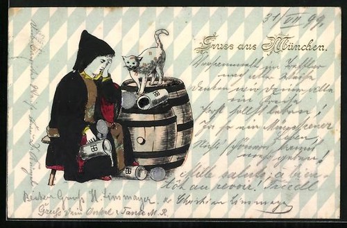 Carte postale artiste - carte,