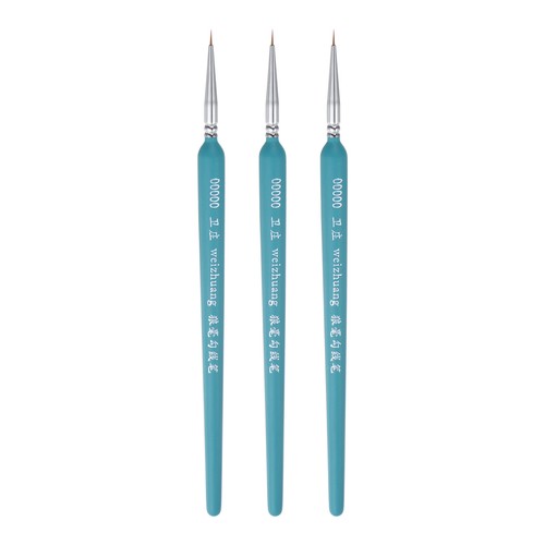 3pcs pinceaux peinture - pinceaux,