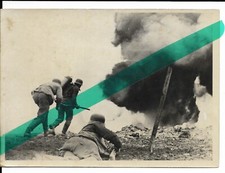 WW2 allemand photo de presse bataille de Sébastopol lance flamme front EST N°11