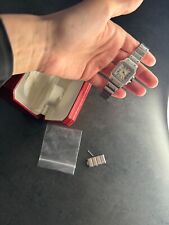 montre cartier femme Santos Acier/Or blanc 