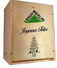 CAISSE BOIS VINS à glissière 6 Bouteilles à personnaliser 