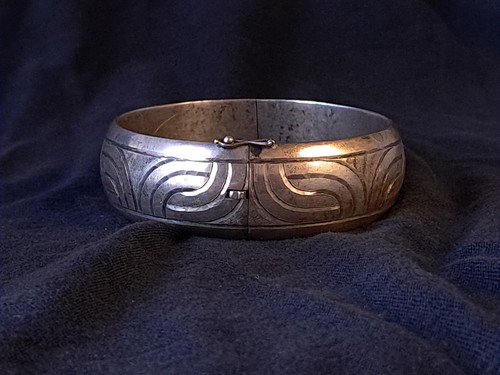 Vintage bracelet argent - bracelet,