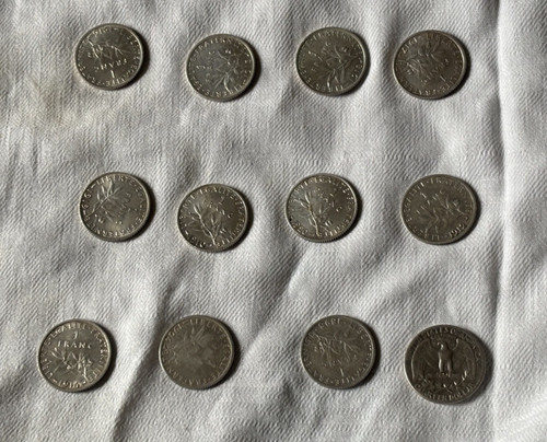 Lot pieces argent - lot, 1