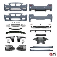 KIT LARGE PARE CHOC AVANT ARRIERE BAS DE CAISSE AILE LOOK M5 BMW SERIE 5 F10
