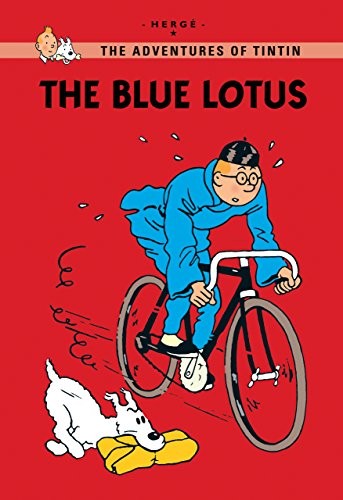 The blue lotus tintin - blue,