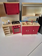 2 éléments et électroménager Cuisine maison de poupée Barbie vintage