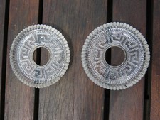 LOT DE 2 BOBECHES EN VERRE