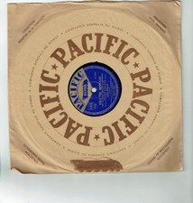 78 RPM 25cm Lina Walls J. Metehen Disc Violette Imperiales Scotto Pacifique 1113