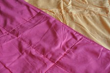 beau Dessus de lit / couette / pour lit 1 personne 140x190 orange et rose