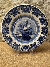 Assiette DELFTS bleu Holland handpainted Collection Brasserie Heineken