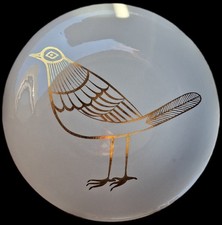 Rare assiette Robert Picault créations Oiseau doré ø 21cm vintage