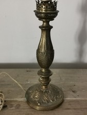 Pied de Lampe en Métal,Art Déco 