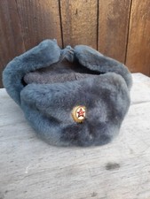 Chapeau Uchanka Armee Soviétique 