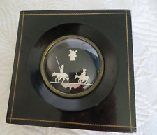 ancien cadre en bois et verre