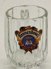 Chope bock à Bière en Verre Kronenbourg Collection Bistrot Bar