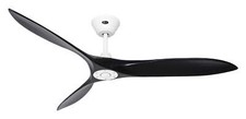 DC Ventilateur de plafond avec Télécommande Eco Airscrew Blanc & Noir 152 cm