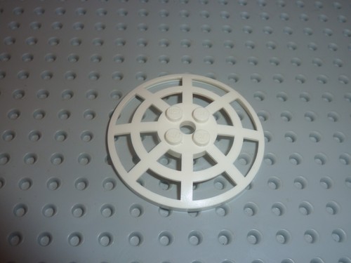 Lego white round dish réf - lego,