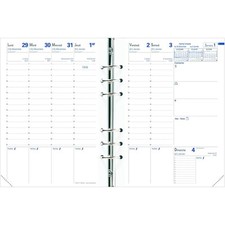 [200004Q] Quo Vadis Recharge Agenda Organiseur Timer 21 PLANING FR 15 x 21 cm