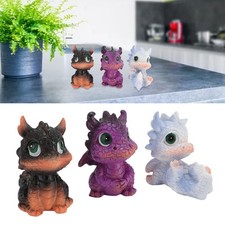 Baby Dragon Figure Exquis Artisanat Mini Figurine Dragon Pour Le Bureau
