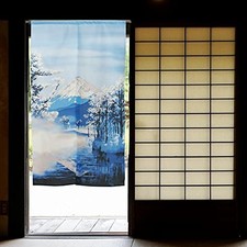 Rideau tapisserie japonais