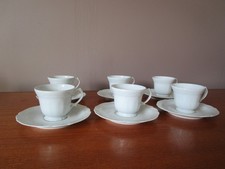 6 Tasses à Café & sous