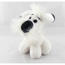 Doudou peluche chien blanc
